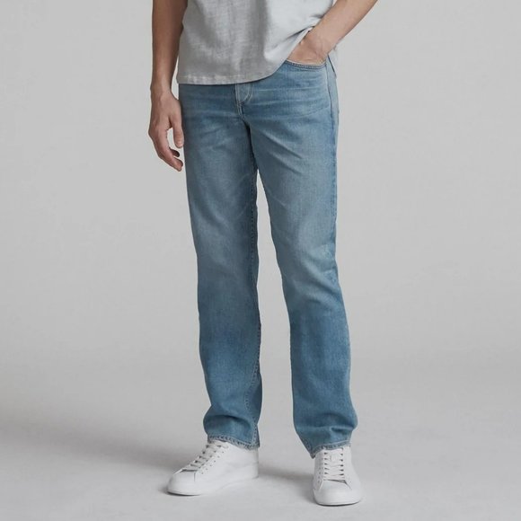 Rag & Bone FIT 2 Slim Fit Men's Jeans PYLLE Wash Denim Button Fly Pockets Sz 33